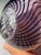 Glass Vintage Hand-Blown Purple Ribbon Swirl Studio Art Glass Paperweight - 4" For Sale - Image 7 of 10