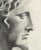 Portraiture Early 1900's Antique French Academic Drawing of Female Greek/Roman Statue in Graphite on Paper With Mat For Sale - Image 3 of 5
