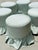 1960s Set of Six Custom Upholstered Scalamandre Silk Stools For Sale - Image 5 of 6