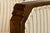 Wood Pair of 1930s French Art Deco Oak Lounge Chairs in Blue Striped Fabric For Sale - Image 7 of 17