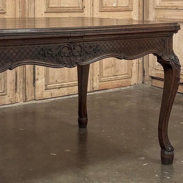 Antique Liegoise Louis XIV Draw Leaf Dining Table For Sale - Image 11 of 12