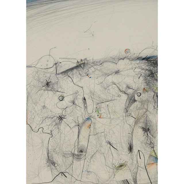 Armin Sandig, Quarry in Pygmalien, 1976, Crayon & Pencil For Sale - Image 4 of 9