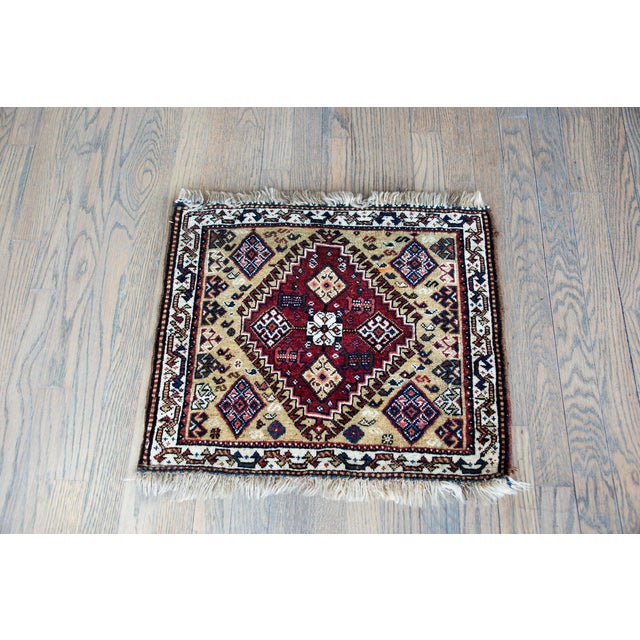 Early 20th Century Persian Afshar Rug For Sale - Image 9 of 10