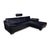Dark Blue Leather Corner Sofa from Willi Schillig For Sale - Image 5 of 18