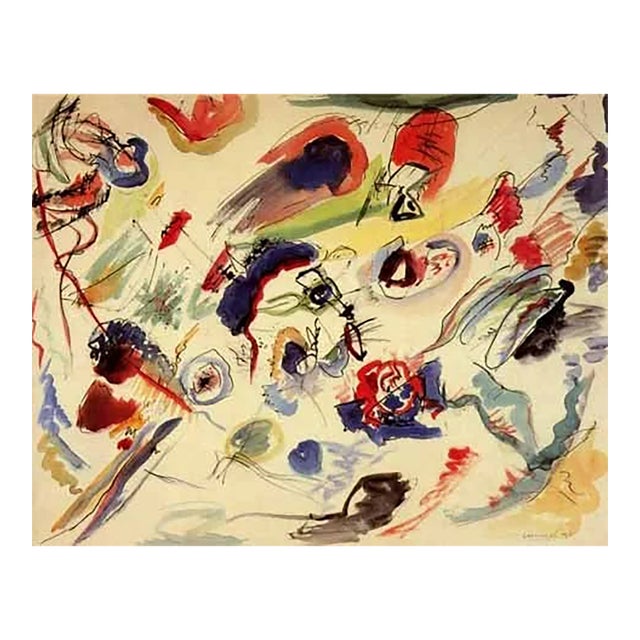 Kandinsky Untitled 1910 Giclee Limited Edition For Sale