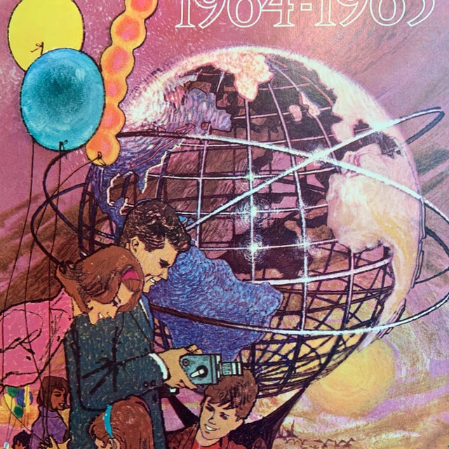 1960s Americana York World's Fair Mounted Poster 1964 1965 For Sale - Image 5 of 6