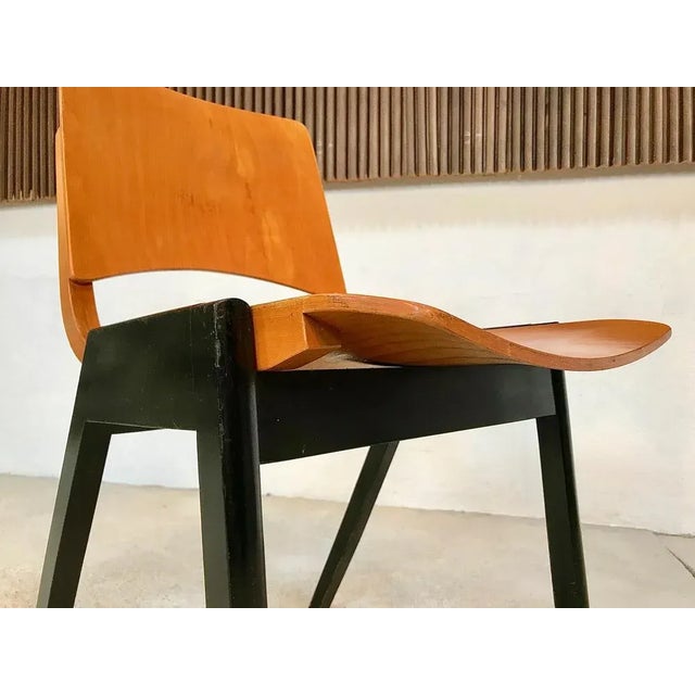 Mid-Century Model P7 Stacking Dining Chairs by Roland Rainer for Emil & Alfred Pollak, 1950s, Set of 6 For Sale - Image 15 of 18