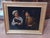 Oil painting on canvas period about 1850 , original frame gilded 10 kt gold . The painting depicts Caravaggio's...