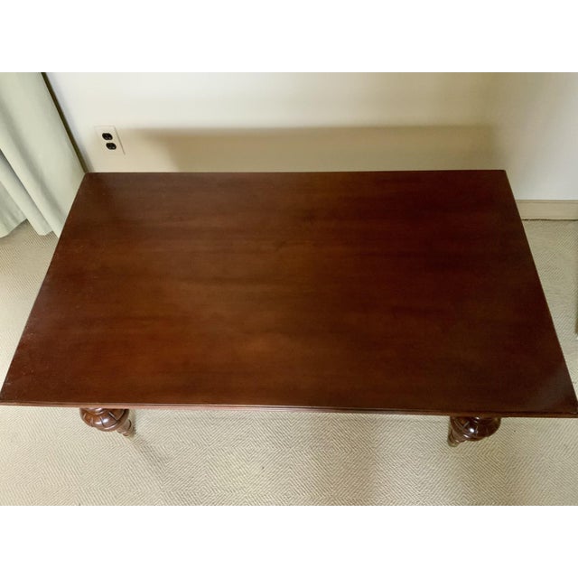 Vintage Rectangular Mahogany Chippendale Style Coffee Table For Sale In New York - Image 6 of 18