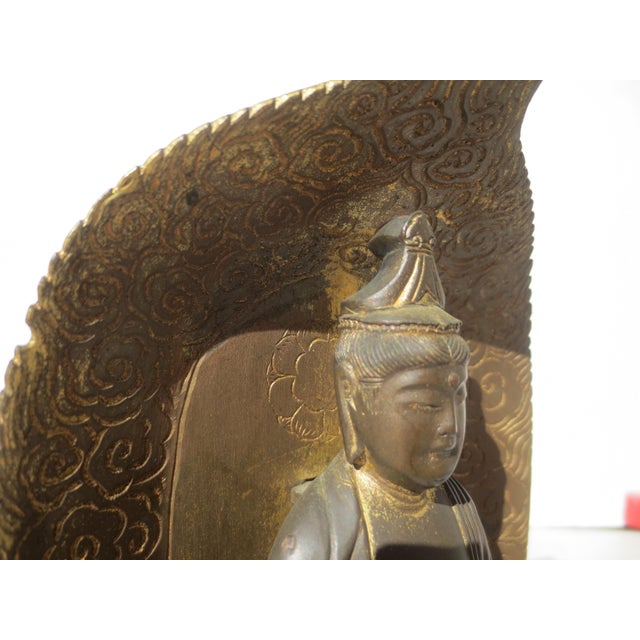 Meiji Japanese Bronze Kannon For Sale - Image 11 of 11