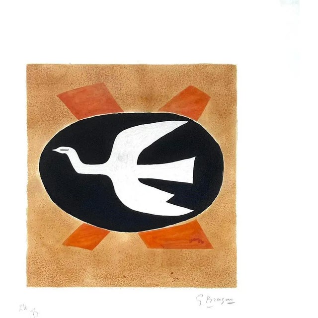 Georges Braque, The Firebird (Bird XIII), 1958, Etching For Sale