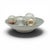 Contemporary Vintage Studio Pottery Serving Bowl Celadon Cobalt Abstract Signed 13 For Sale - Image 3 of 11
