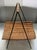 Wood Wicker Magazine Rack, 1950s For Sale - Image 7 of 8