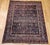 19th Century Afshar Tribal Rug, Handwoven Wool, All-Over Geometric Pattern, Navy & Blue, 5x6 For Sale - Image 10 of 18