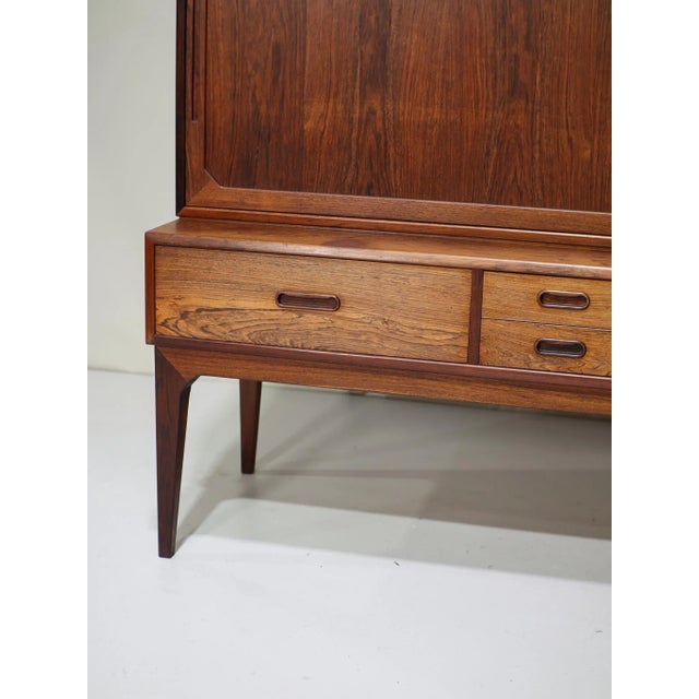 Model 54 Highboard in Kingwood by Kai Kristiansen for Schou Andersen, 1960s For Sale - Image 7 of 18
