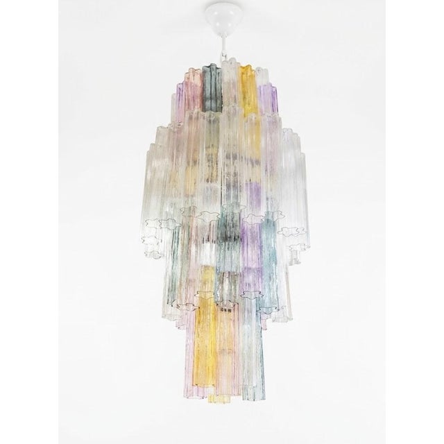 Vintage Murano Glass Chandelier, 1960s For Sale - Image 3 of 5