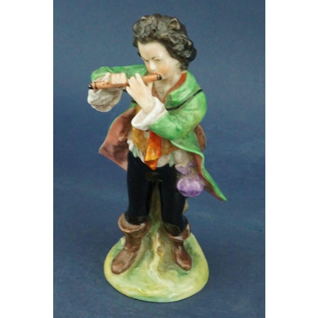 Pied Piper Boy Figurine in Porcelain by Ernst Bohne for Rudolstadt, Germany, 20th Century For Sale - Image 12 of 18