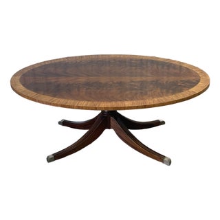 Ethan Allen Newport Collection Mahogany Coffee Table For Sale