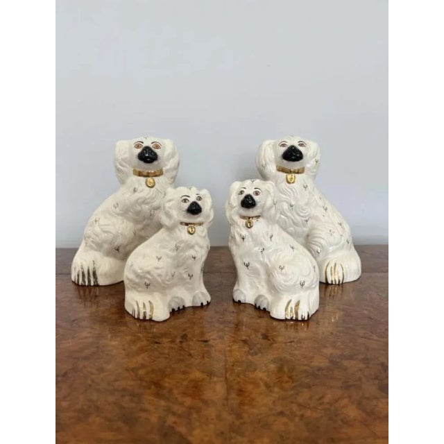 Ceramic Vintage Seated Spaniel Figurines by Royal Dolton, 1940, Set of 4 For Sale - Image 7 of 7