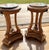 A Pair of Restoration Hardware Sculptural Pedestal Side Tables, Drinks Tables With Glass Tops For Sale - Image 18 of 18