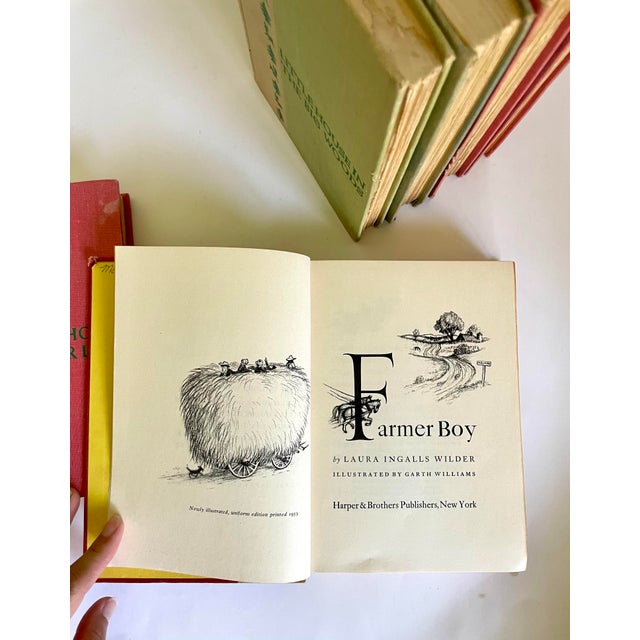 1953 Set of Six Laura Ingalls Wilder Clothbound Harper Editions For Sale In Los Angeles - Image 6 of 10