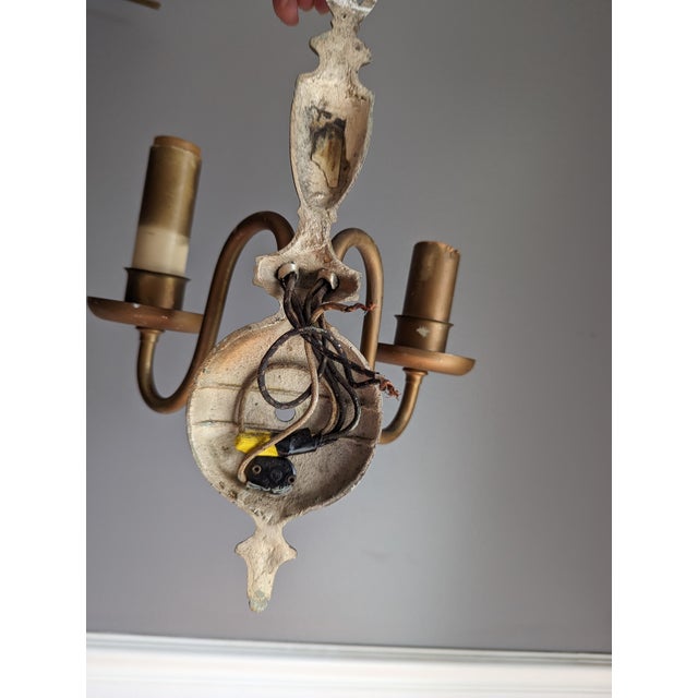 Early 20th Century Sconces - Set of 3. Appraised For Sale - Image 10 of 12