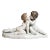 Large Art Deco Figure Group Young Love by J. Limburg Rosenthal, Germany, 1920s For Sale