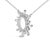 Haus of Brilliance Sterling Silver 5/8 Cttw Diamond Starburst Medallion Pendant Necklace For Sale - Image 4 of 4