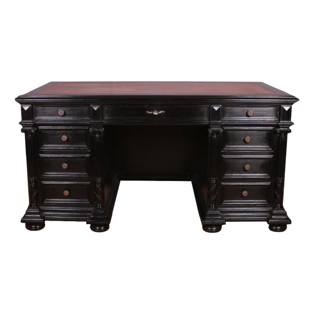 German Ebonised Desk For Sale