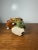 Green Vintage Ceramic Owl Figurine Incense Holder Green Brown Glaze Pierced Pottery For Sale - Image 8 of 9