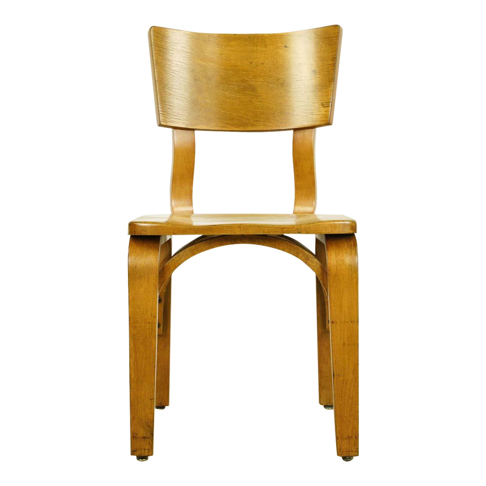 Mid Century Modern Thonet Style Bentwood Maple Chair Chairish