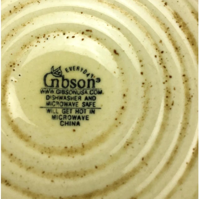 Vintage Dinner Plates Stoneware Abstract Fruit Design- a Pair For Sale - Image 10 of 11