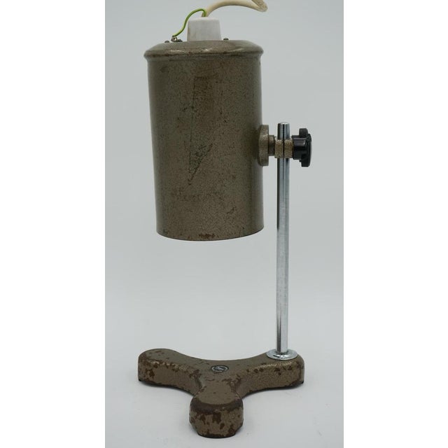 Salvaged Laboratory School Table Lamp from Flatters & Garnett For Sale - Image 11 of 17