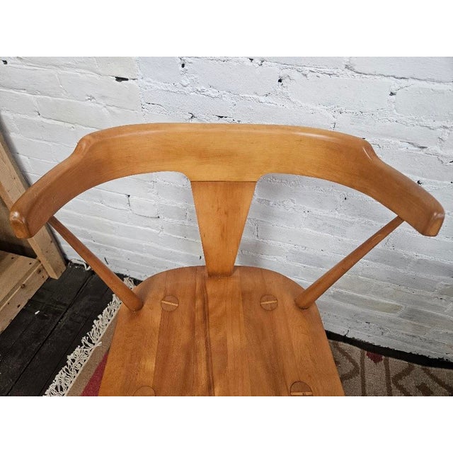 Paul McCobb Planner Group T-Back Chair - Model 1530 For Sale - Image 9 of 11