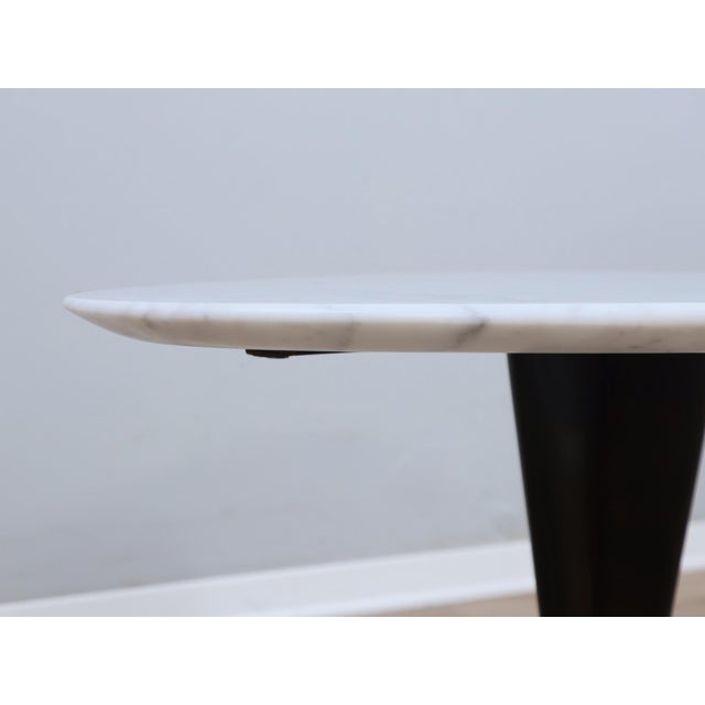 Mid-Century Tripod Coffee Table with Marble Top, 1950s For Sale - Image 4 of 13