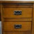 Wood Crafters and Weavers Mission Quarter Sawn Oak 5 Drawer Desk - Michael's Cherry For Sale - Image 7 of 9