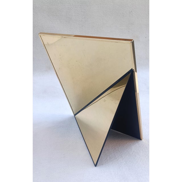 Golden Metal Photo Frame, 1970s For Sale - Image 3 of 8