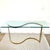 Mid 20th Century Hollywood Regency Style Glass and Brass Console Table For Sale - Image 13 of 13
