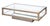 Mid 20th Century Large Italian Modern Rectangula Cocktail or Coffee Low Table of Chrome and Brass For Sale - Image 5 of 15