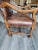 Mid 19th Century Ralph Lauren Leather and Mahogany Upholstered Armchair For Sale In Denver - Image 6 of 12