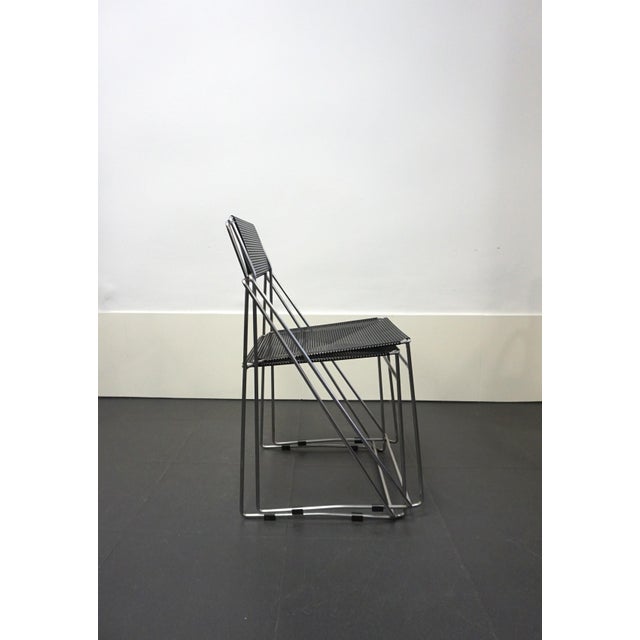 Contemporary X Line Chairs by Niels Jørgen Haugesen, 1970s, Set of 2 For Sale - Image 3 of 8