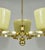 Art Deco Opaline Glass and Brass Chandelier, Germany, 1930s For Sale - Image 13 of 18