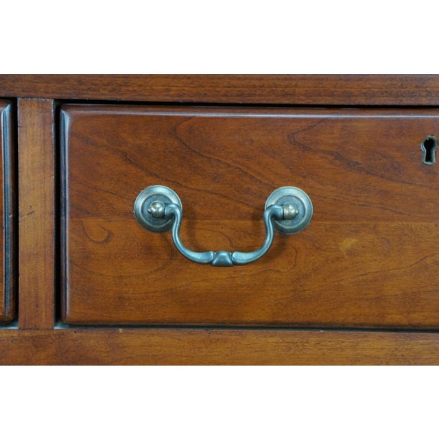 Late 20th Century Lexington Bob Timberlake Cherry Step Back Display Cabinet Buffet Hutch Bookcase For Sale - Image 13 of 18