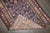 Persian Early 20th Century Navy Worn Persian Runner - 3'1" x 10' For Sale - Image 3 of 8