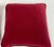 Late 20th Century Pair of Burgundy Red Cotton Velvet Throw Pillows with Down Inserts For Sale - Image 5 of 10