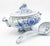 Italian Mid 19th Century "Italy" Blue and White Tureen With Lid and Ladle For Sale - Image 3 of 5