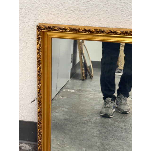 Traditional Ornate Gold Framed Mirror, Vintage For Sale - Image 3 of 12