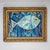 Werner Kreuzhage, Blue Fish, Oil Painting on Wood, 1955 For Sale - Image 3 of 12
