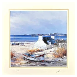 After Nicholas Verrall, Seascape, Lithograph, Late 20th Century
