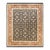 Mogul, One-of-a-Kind Hand-Knotted Area Rug in Black, 8' 2" x 9' 10" For Sale